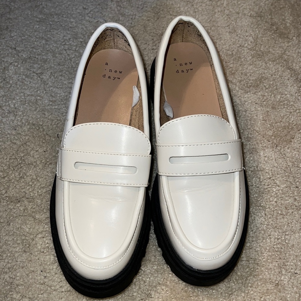 Cream Loafers